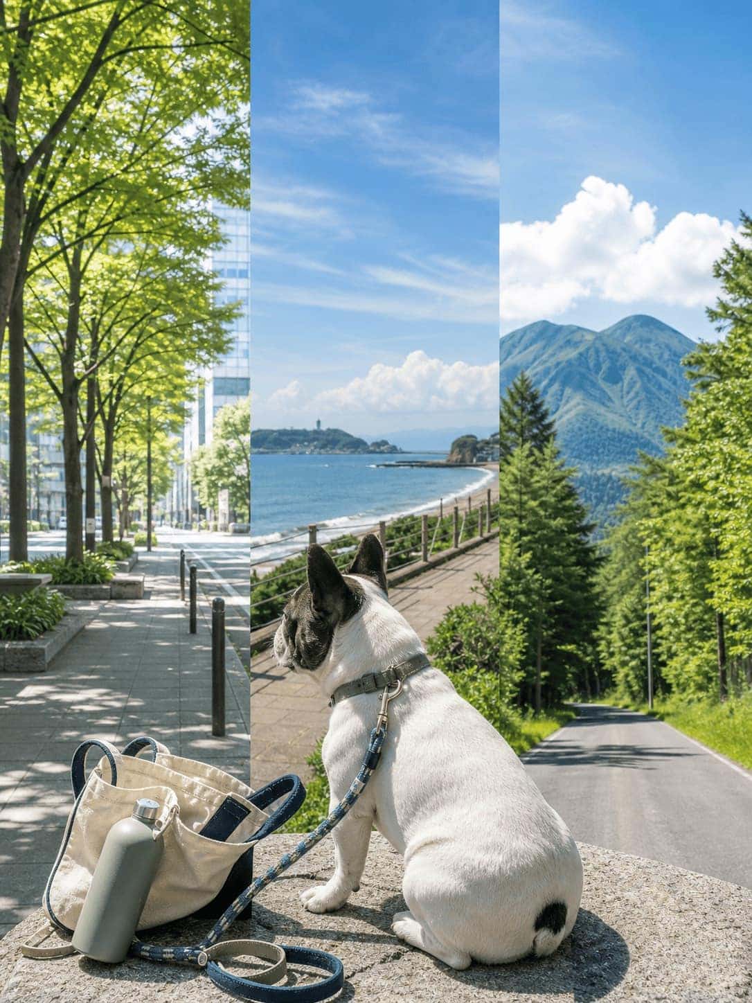 愛犬と涼を探す夏の逃避行