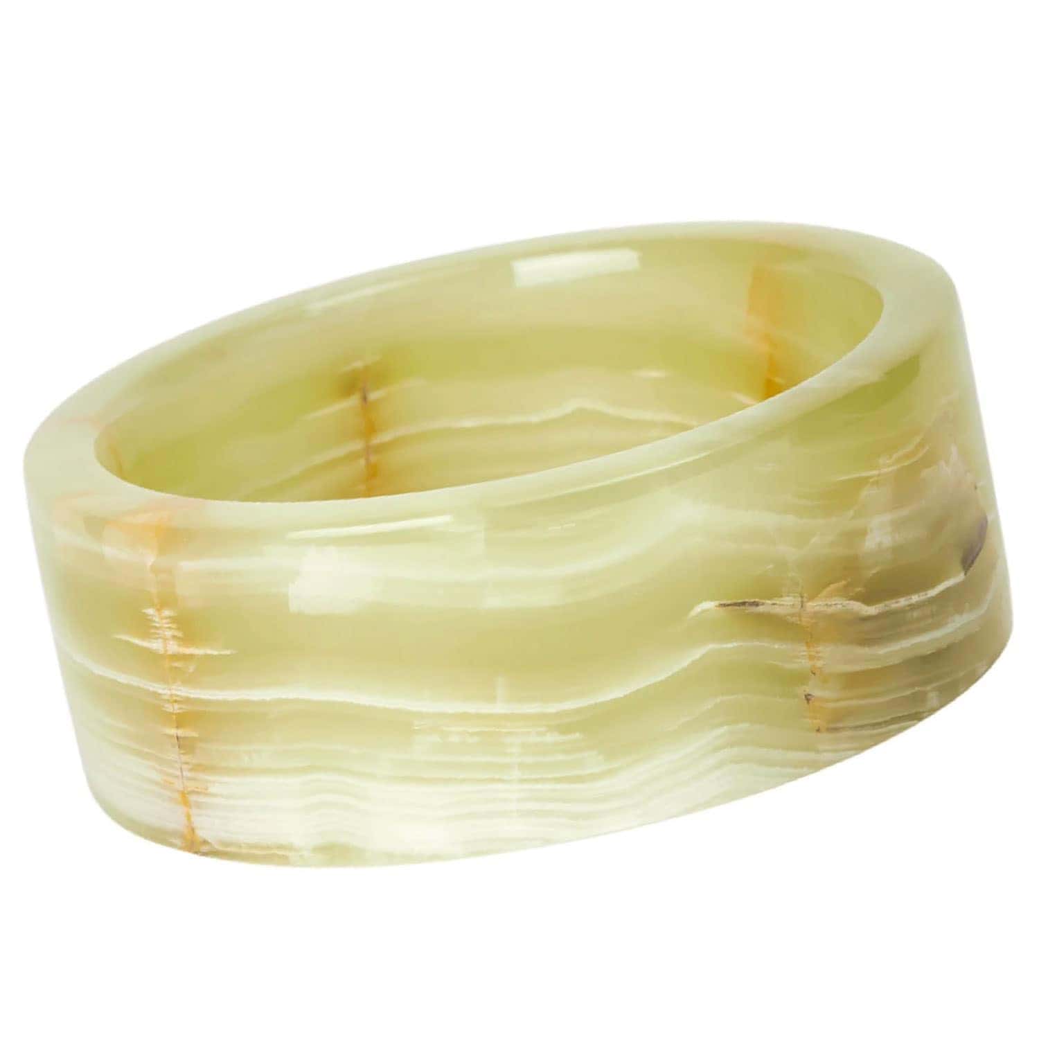 ROSIE DAYS NATURAL MARBLE PLATE BOWL