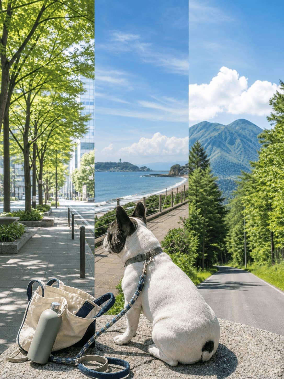 愛犬と涼を探す夏の逃避行