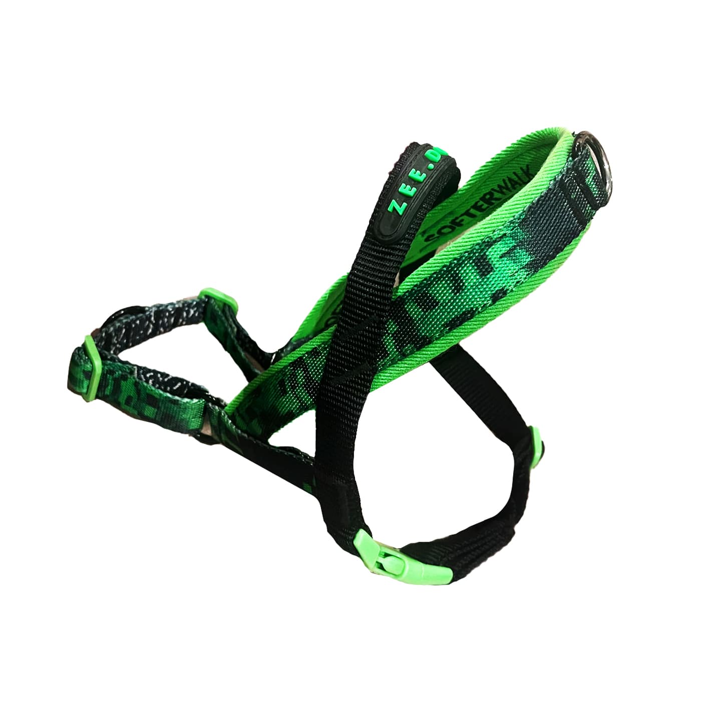 〈zee.dog〉のGLITCH ERROR #410 SOFTER WALK HARNESS