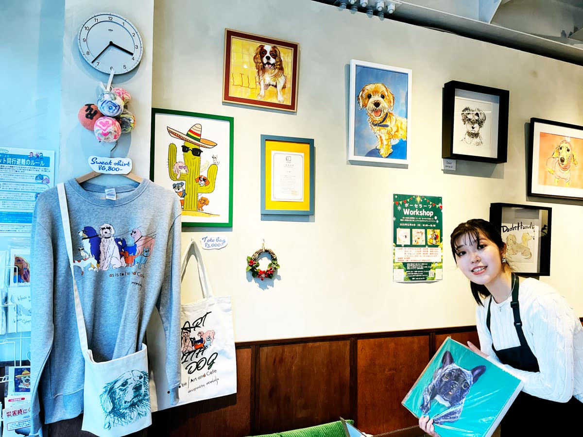 as is to beで制作された愛犬のポートレート