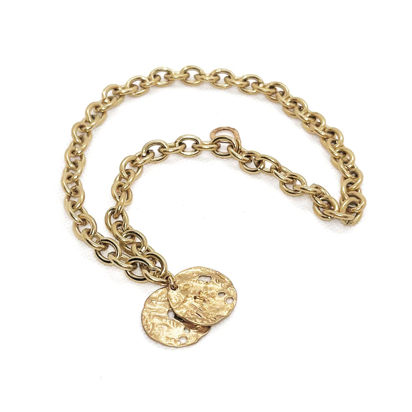 Hyggeの真鍮ドッグチョーカー、フルモォネ